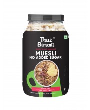 True Elements Muesli No Added Sugar 1kg (Bottle)